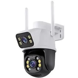 Câmera Externa Ip a Prova D'água 4mp wifi ptz com Infravermelho lente dupla Bivolt 110/220 Alarme Wifi Hd A28 KICOOL