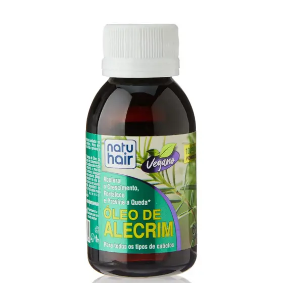 Óleo de Alecrim NatuHair 60ml Antiqueda + Crescimento Capilar + Fortalecimento + Brilho