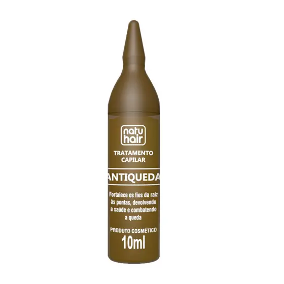 Ampola Antiqueda NatuHair 10ml  Crescimento + Fortalecimento + Combate à Queda Capilar