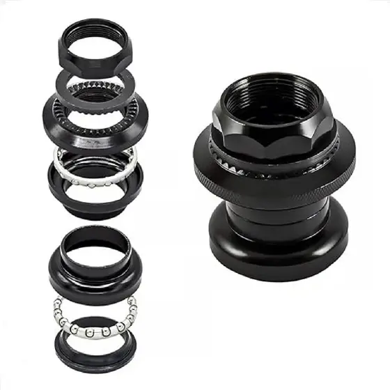 Caixa Direção Stander 22.2mm Garfo Para Quadro Ferro Preto