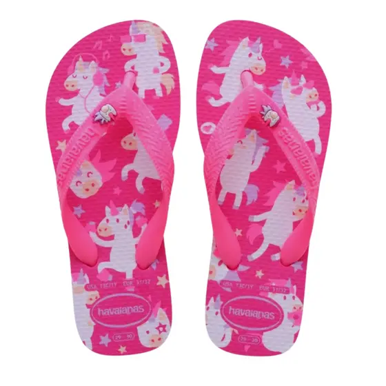 Chinelo kids fantasy Infantil Unicórnio
