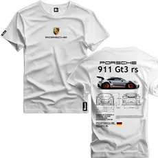 Nova Camiseta Porsche 911 Frente & Costas 100% Algodão Unissex Premium Envio Rapido