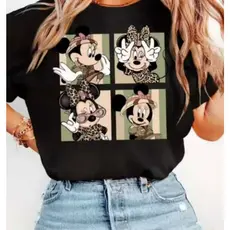 Camiseta Feminina Desenho Minnie Camisa Premium 100% Algodão Envio Rapido