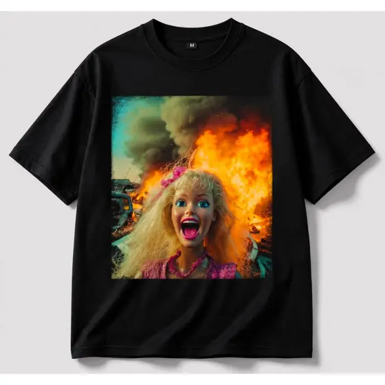 Camiseta Barbie Reação meme | Estampa Divertida Premium Unissex|camista femina|casual ACADEMIA CAMISETA PARA ACADEMIA