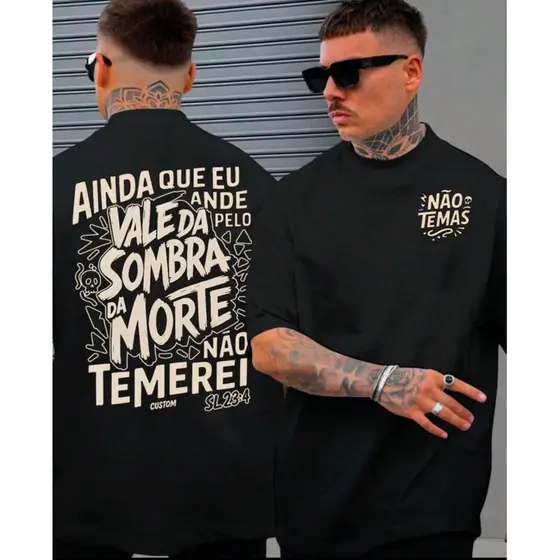 Camiseta Cristã Gospel Versiculo Biblico Envagelico Igreja