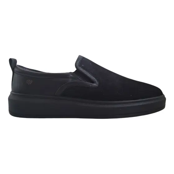Sapatênis Masculino De Couro Slip-on Wizzor Lyon