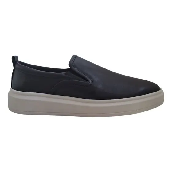 Tênis Slip-on Wizzor Lennon Preto Couro