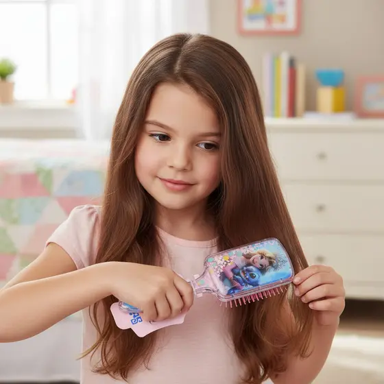 Escova De Cabelo Lili Stitch Para Desembarasar Cacheados