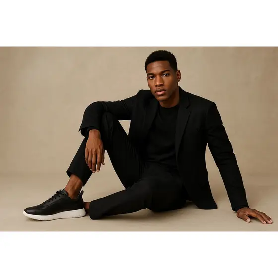 Tênis Sneaker Wizzor Zyon Preto Couro