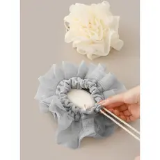 Bola de banho de sabão esfregando banho nunca espalhado flor de banho pode colocar bola de banho de espuma de sabão dupl
