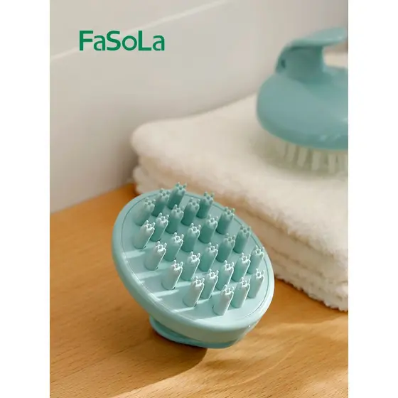 Escova de shampoo de Silicone japonês, pente de massagem de dentes duros, pegador de cabelo, cabeça adulta, couro cabelu