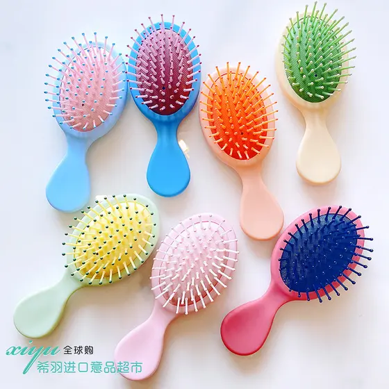 Bonito almofada de ar pente senhoras Anti-estático pequeno pente Airbag pente portátil massagem pente Mini portátil pent