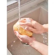 Escova de limpeza de frutas vegetais série raiz vegetal especial escova de borracha macia batata cuidados com a pele esc