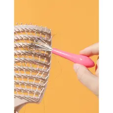 Pente escova de limpeza almofada de ar pente limpeza garra limpador de cabelo pequena escova Airbag massagem pente ferra