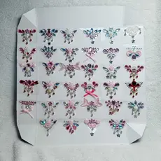 Crianças pintura Facial Boutique pingente sobrancelha adesivos artesanais diy jóias antigas rosa palco maquiagem jardim