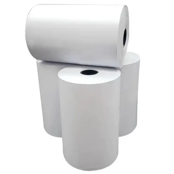 Bobina Termica PDV 80x40m 1 Via Papel Termico Cupom Fiscal Comprovante Impressora 1 Rolo Branco