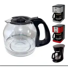 Jarra de Reposição Para Cafeteira Oster 36 Cafés 3302 / 3303 / 4401,Cor Preto Vidro Reforçado