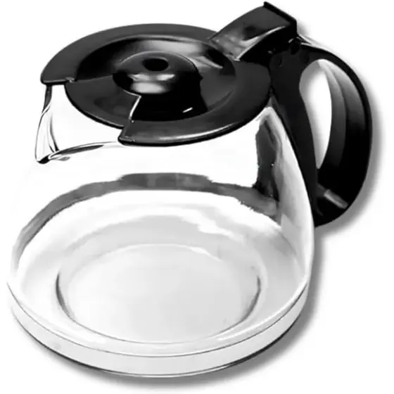 Jarra de Reposiçao Para Cafeteira Eletrica Vetro Caffe CEV15 Agratto 15 xicaras cor preta vidro reforçado