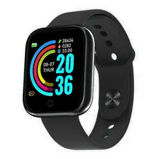 Relogio Inteligente Smartwatch D20 Bluetooth Monitor Saúde Cor Da Caixa Preto