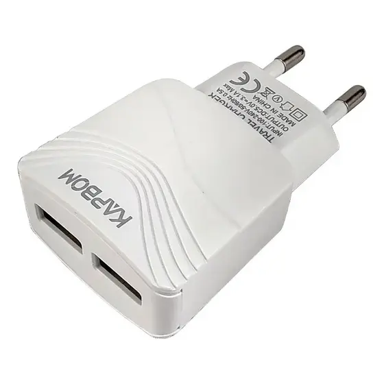 Carregador fonte celular Tomada 2 Usb Bivolt 5v 3.1a Carga Rápida