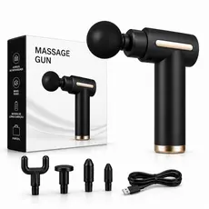 Massageador Pistol Elétrico Alta Frequência Profissional Muscular Relaxamento Portátil