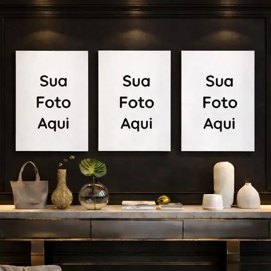 Kit Quadros Personalizados com Foto ou Imagem Placas Quadrinhos Decorativos Sala Quarto