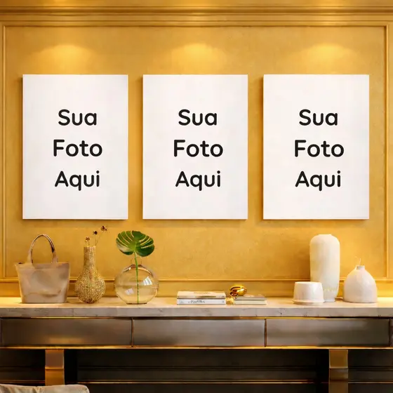 Kit Quadrinhos Placas Decorativas Personalizadas Com Foto ou Imagem Decoração Sala Quarto