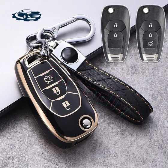 Capa de TPU para Chave de Carro para Chevrolet Onix, Cruze, Convertible, Sonic, Camaro, Volt BATJ