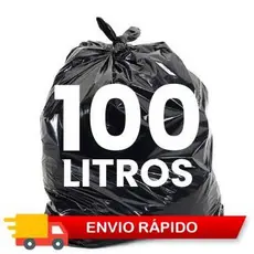 Sacos de lixo 100 Litros Doméstico 100 unidades direto da fábrica