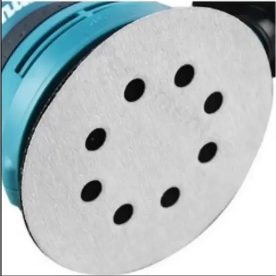 50 UN Folhas Discos de Lixa para Lixadeira Roquite Pluma Branco Escolha o Grão 125mm 8 Furos Rokite