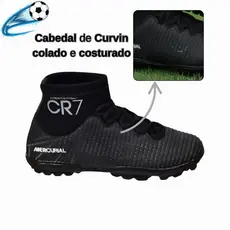 Chuteira adulto society infantil 2025 costurada e colada ! esporte total