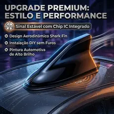 Antena Automotiva De Rádio Shark Fin FM Projeto De Sinal Para Todos Os Carros De Teto Curvo