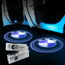 Par Projetor LED Logo BMW Para Porta Luz De Cortesia Boas-Vindas 3D Série 1/3/5/7 X1 X3 X5 X6