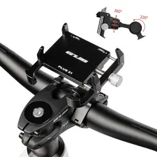 Suporte de Celular GUB PLUS 21 Aluminum Alloy Rotatable Adjustable Moto e Patinete Elétrico