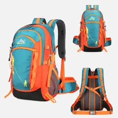 Mochila De Trilha E Montanhismo 40L Impermeável Reforçada Com Suporte Para Hidratação E Painel Ergonômico