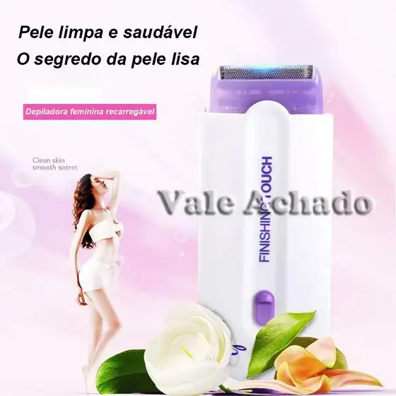 Depilador Facial E Corporal Recarregável USB Para Ambos Os Gêneros