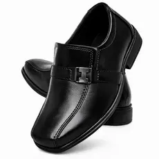 Sapato Social Infantil Masculino Elegante Confortável Antiderrapante