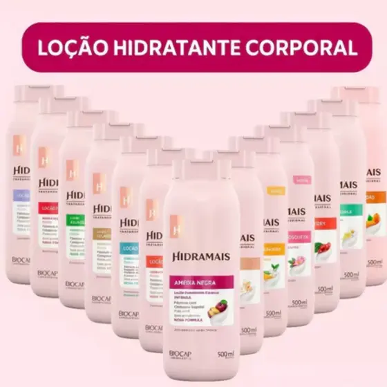 LOÇÃO HIDRATANTE CORPORAL 500ML -ESCOLHA SUA FRAGRÂNCIA HIDRAMAIS