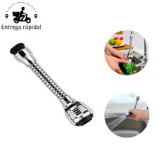 Extensor Flexível Pra Torneira Pia Adaptador de Chuveirinho 360º