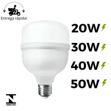 Lampada LED Alta Potência Super Branca E27 Econômica Ultra Brilhante Bivolt Branco Frio 6500K