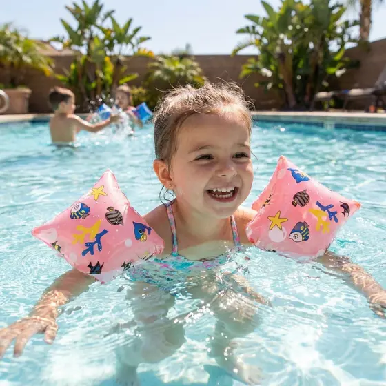 Boia De Braço Infantil Inflável Peixinho Menina Menino Praia