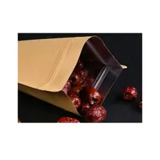 Saco Stand Up Kraft Forro Metalizado 18x26 Ziplock 100un