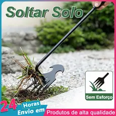 Arrancador De Ervas Daninhas Ancinho De Capina Ferramenta De Jardinagem 30cm Aço Manganês
