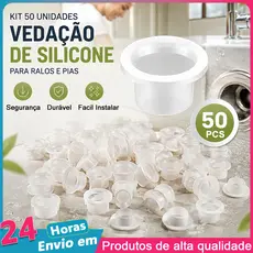 Kit 50/100 Juntas Silicone à Prova Vazamentos Para Torneiras Anéis Vedação Roscados Para Válvulas água