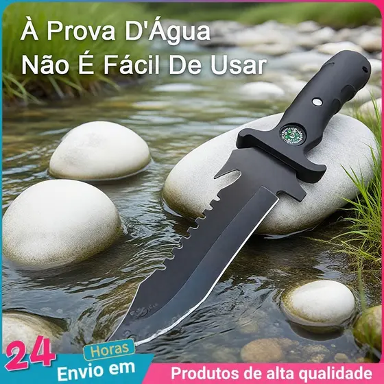 Faca para Cozinha Pesca Churrasco Acampamento Tática
