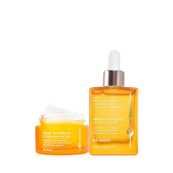 BEIERMEI Kit Skin Care anti-idade e antirrugas com retinol Repara e combate o envelhecimento