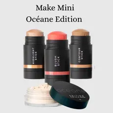 Maquiagem Mini Para Viagem | Blush | Contorno | Iluminador OCEANE | Maquiagem Barata com Qualidade Profissional