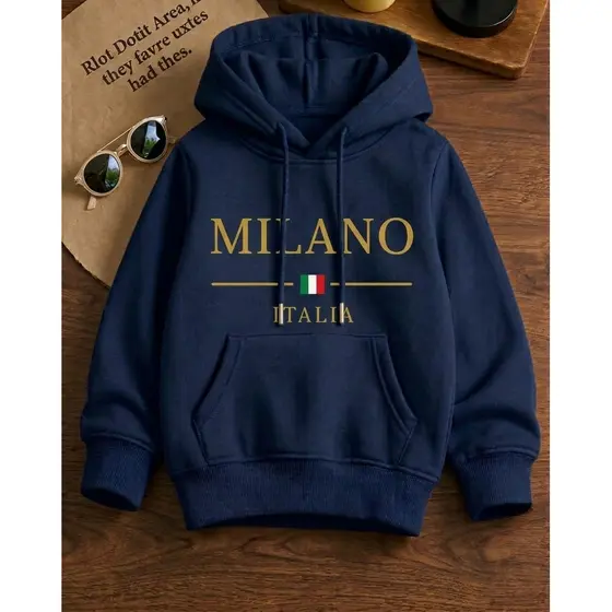 Moletom Agasalho Blusa de Frio Crianças Infantil Vários Tamanhos e Cores Milano