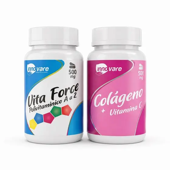 Kit Colágeno + Vitamina C + Polivitamínico A a Z