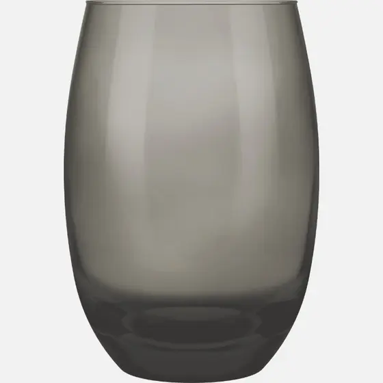 Kit 12 Copos Nadir Aruba 465ml Vidro Cinza Fumê